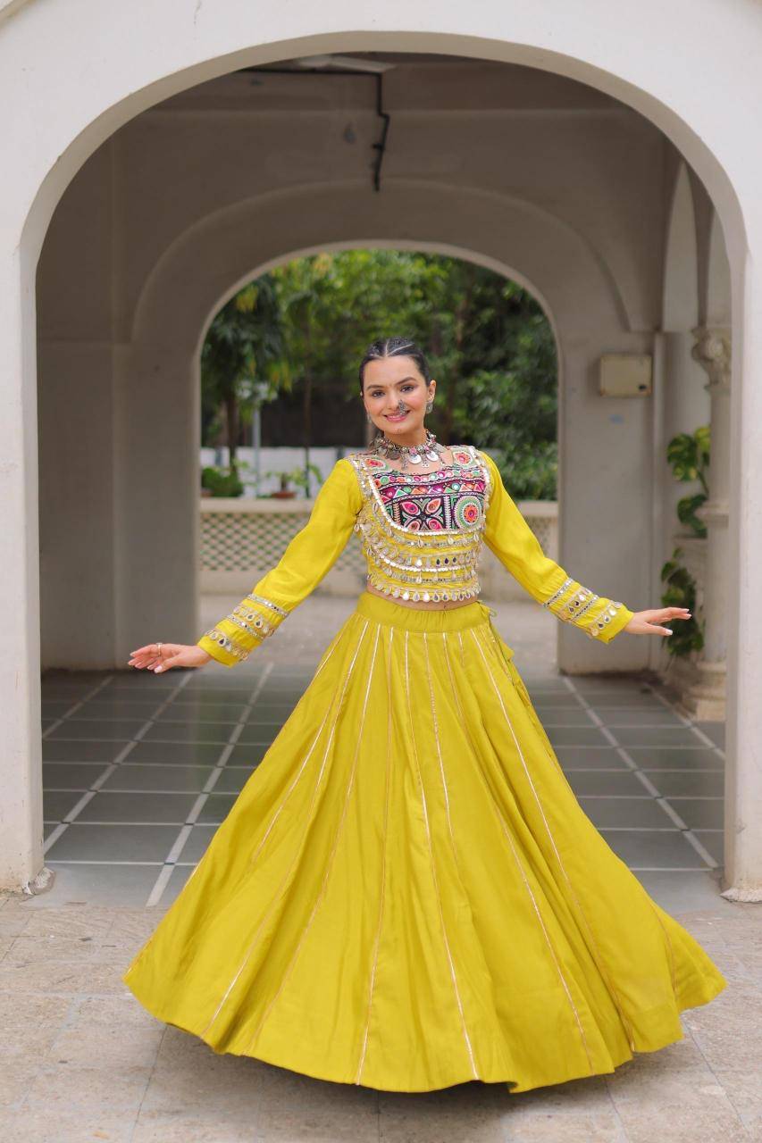 NAVRATRI LW 7145 Roman Parrot Designer lehenga choli supplier
